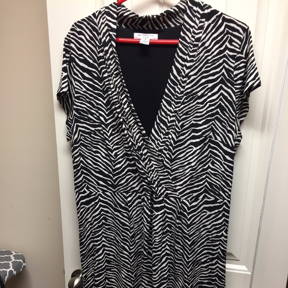 Liz Claiborne Zebra pattern Dress